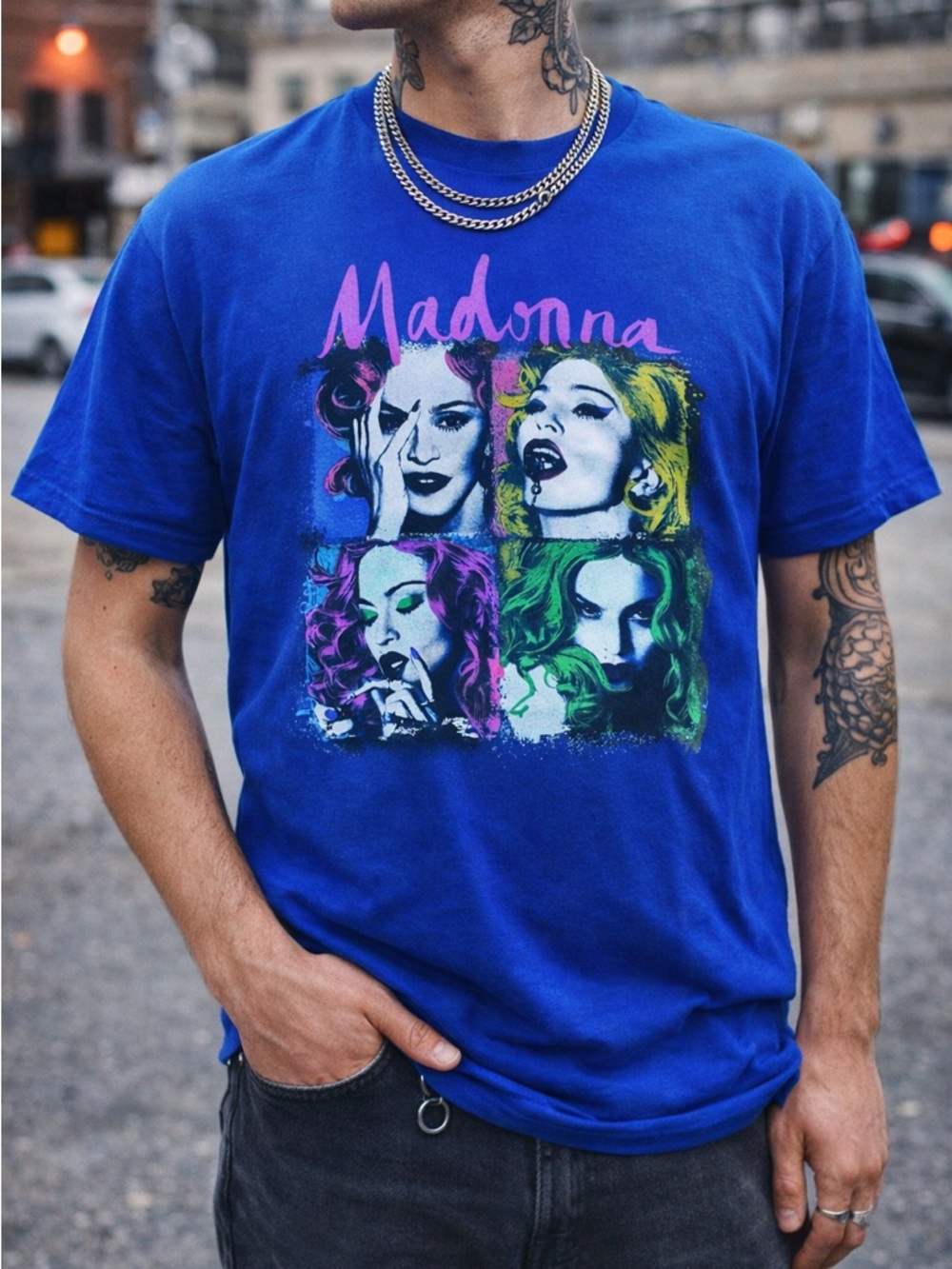 Madonna Rebel Heart Tour T Shirt – Double Sided Graphic – Size Small